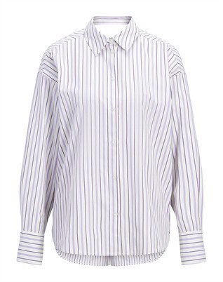 JXZola Open Back Skjorte - Petunia Stripes